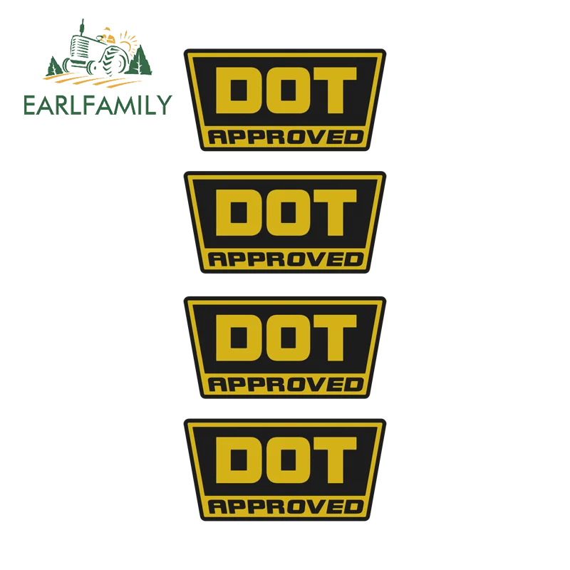 

EARLFAMILY 3dot Approved Motorcycle Car Sticker Fashionable Fuel Tank Cap Trunk Decals Scratch-Proof Simple Accesorios Para Auto