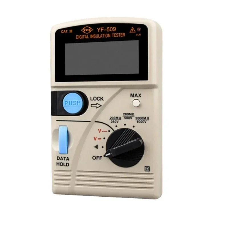 New Arrival Paint Resistance Tester Taiwan YF509 Coating Resistance Measuring Instrument Solvent Electrode Probe Conductive Mete