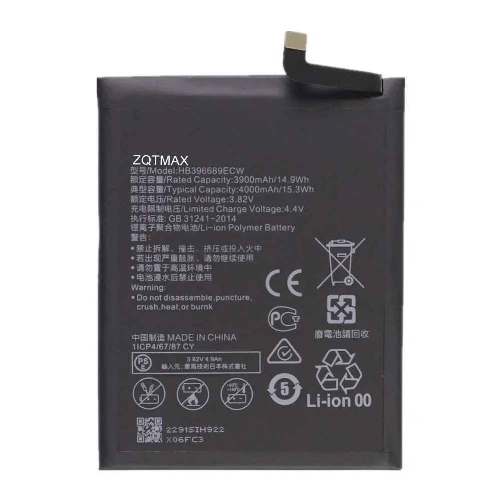 HB406689ECW Battery For Huawei Y7 Pro Prime Y7 2017 Y7P 2020 Y8S