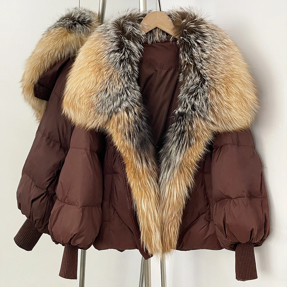 Doudoune femme doudoune de canard pour femme manteau de fourrure naturelle léger bouffant femmes vraie veste de fourrure nouveau dans les vestes et les vestes