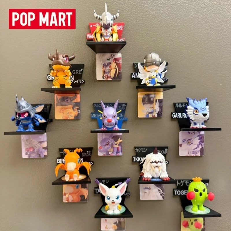 

Оригинальные магниты на холодильник Pop Mart Digimon Adventure Series: коллекционные аниме-фигурки, игрушки, загадочные украшения, подарки