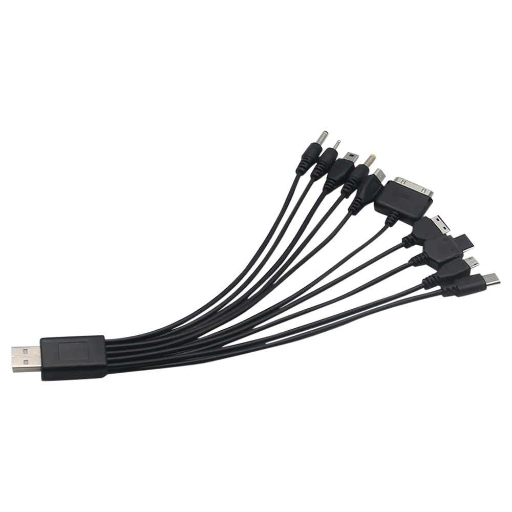 Cabo Universal Micro USB, 10 em 1, Multi Carregador, Cabo de telefone, Cabo de carregamento, Adaptador para telefone