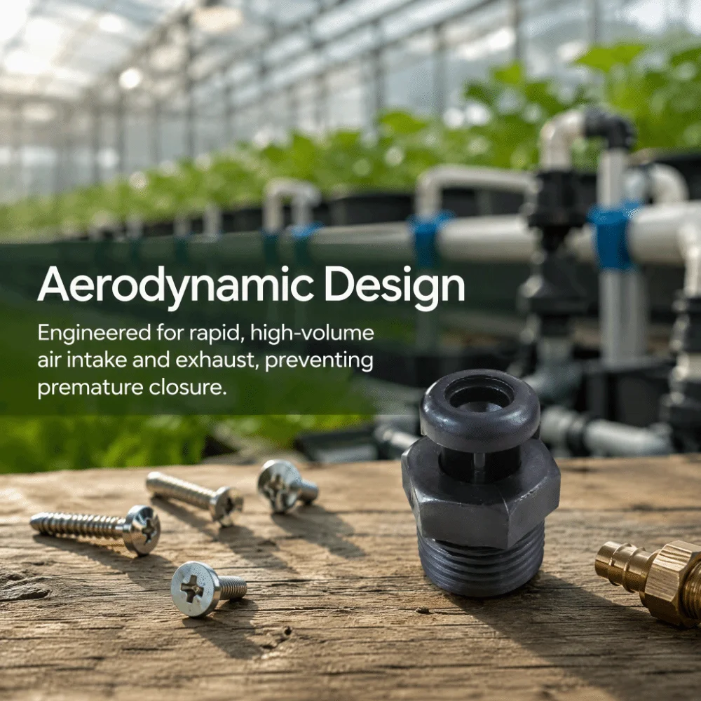 10pcs Efficient Quick Exhaust Air Release Valve Miniature Durable Irrigation Exhaust Valve Vacuum Relief Valve Garden