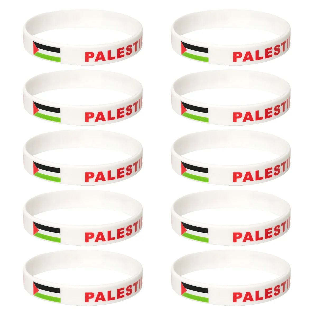 

10pcs Flag bracelet wristband
