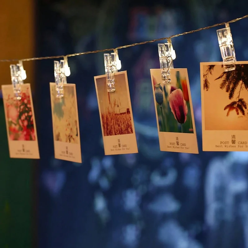 Klip Foto LED Lampu Tali Peri  - Lighting Decor Photos ulasan dan harga