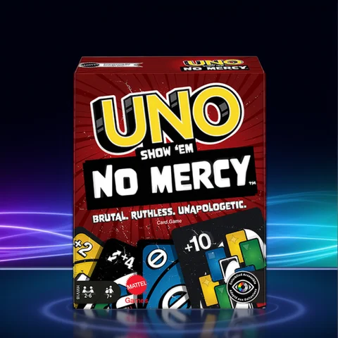 UNO Filp Playing Cards games Super Mario Minecraft Lord of The Ring Hot Wheels No Mercy Social Board Table party games kids toys