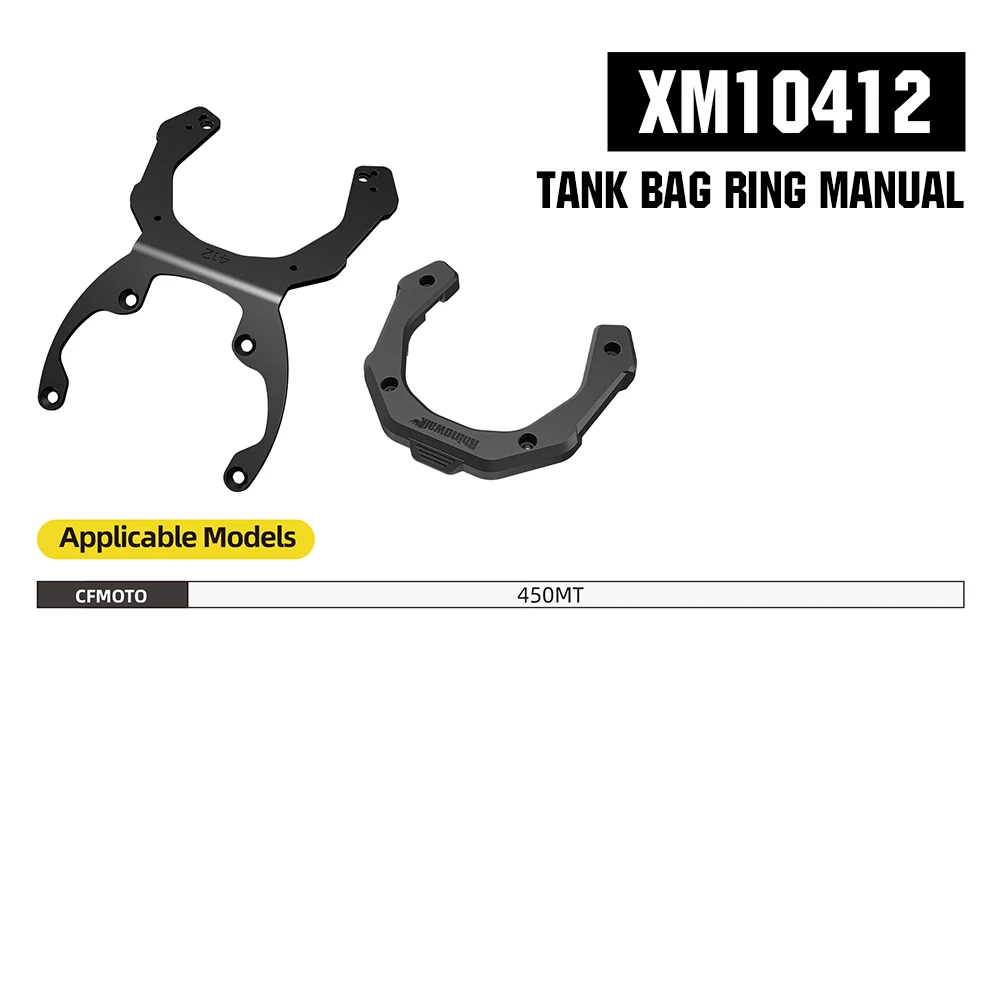 Rhinowalk Motorfiets Waterdichte Tank Opbergtas Magnetische Snelkoppeling Fietsaccessoires Voor CFMOTO 450 MT Kawasaki VOGE BMW
