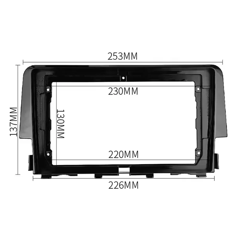 

Android Head Unit Frame Kit For HONDA Civic 2016+ Auto Stereo Audio Multimedia Player Dashboard Panel Fascia and Adapter