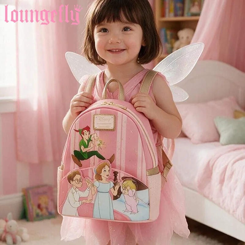 zainetto-mini-da-donna-loungefly-con-stampa-di-tinkerbell-colore-rosa-adatto-a-bambini-e-adulti
