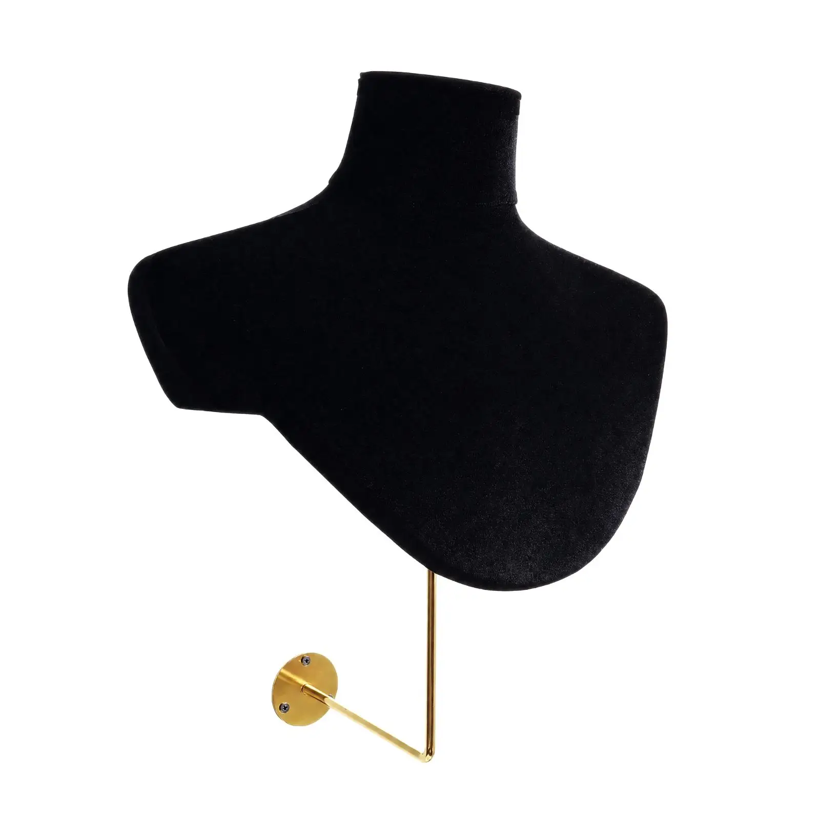 Necklace Hanger Space-Saving Jewelry Display Rack with Detachable Hanging Hook Wall-Mounted Jewelry Display Rack Sturdy
