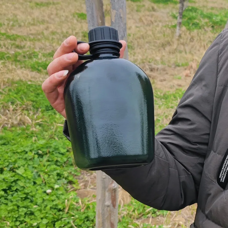 Large Capaci Portable Tactical Water Bottle for Outdoor Sports Transparent Tritan Cup Military Lovers Outdoors Cam Trav...