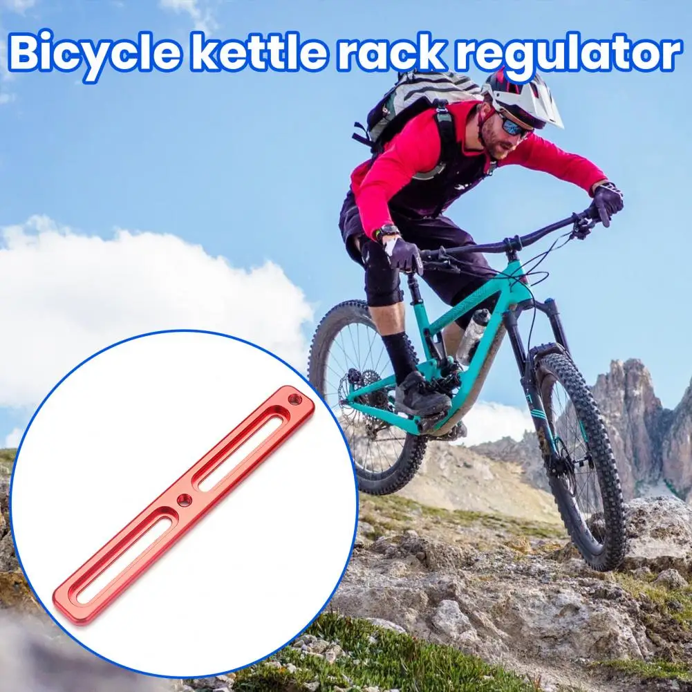 Sturdy Water Bottle Mount Aluminum Alloy with Fixing Bolts Bicycle Alt Position Cage Mounting Base Hole Position Adjustment