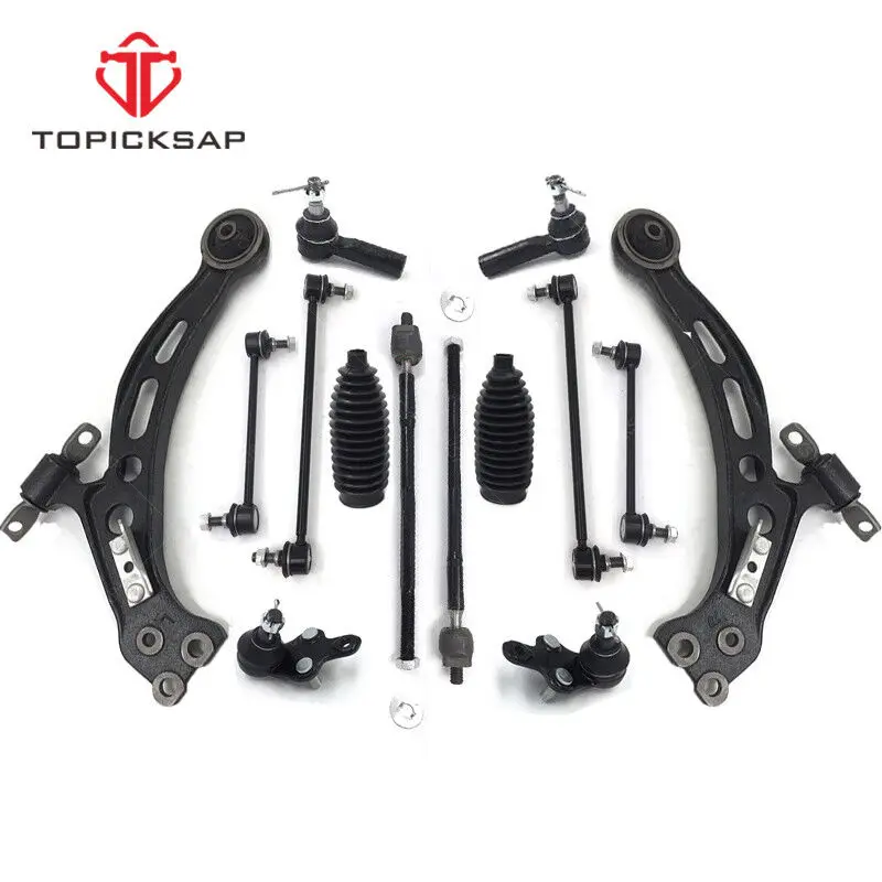 

TOPICKSAP Front Control Arm Ball Joints Tie Rod Stabilizer Bar Link Kits 14pcs for Toyota Camry Avalon Lexus ES300 1997 - 2001