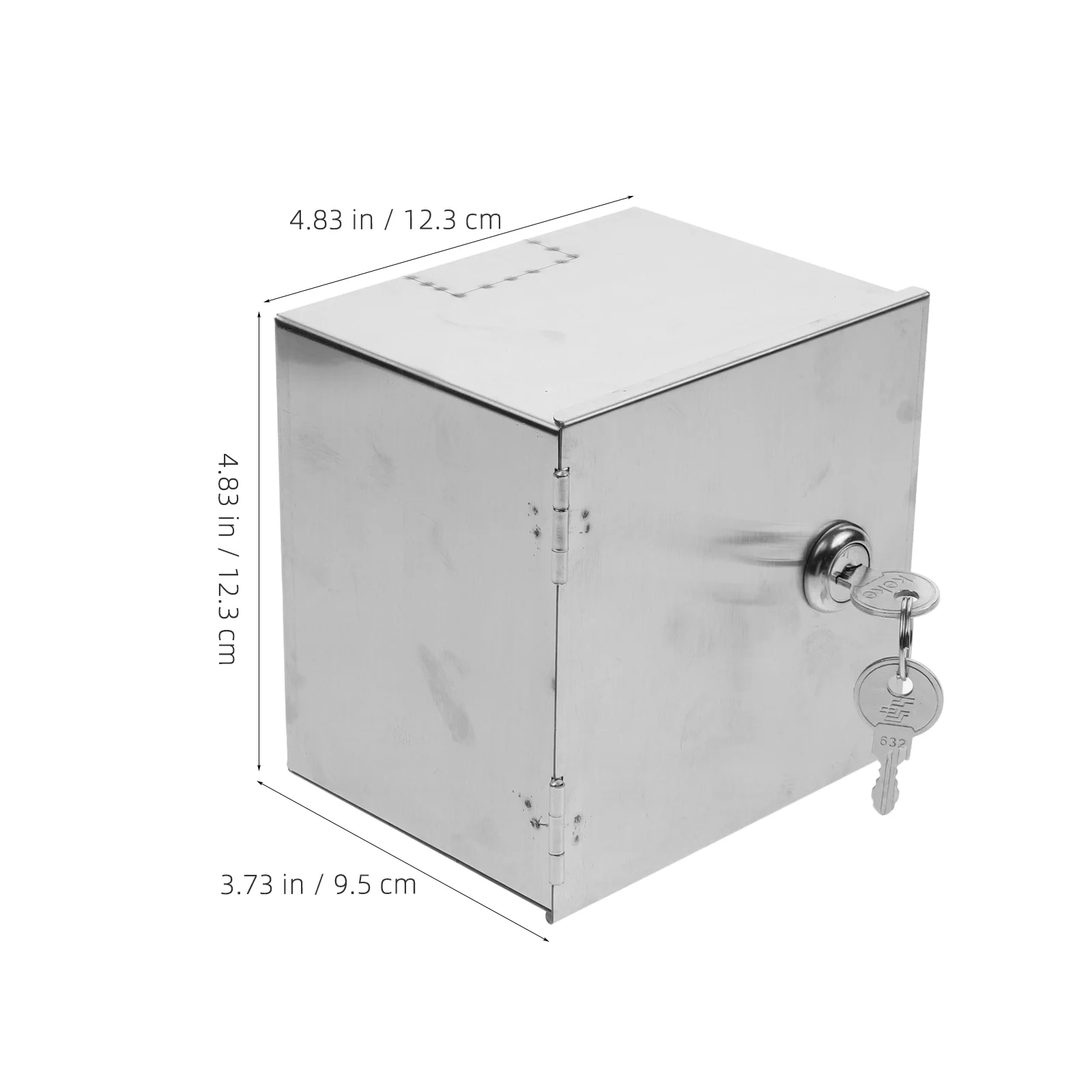 86Type Outdoor Wall Mount Stainless Steel Socket Box Lockable Rainproof Outlet Box For Vehicle Charging Protective Metal Outlet