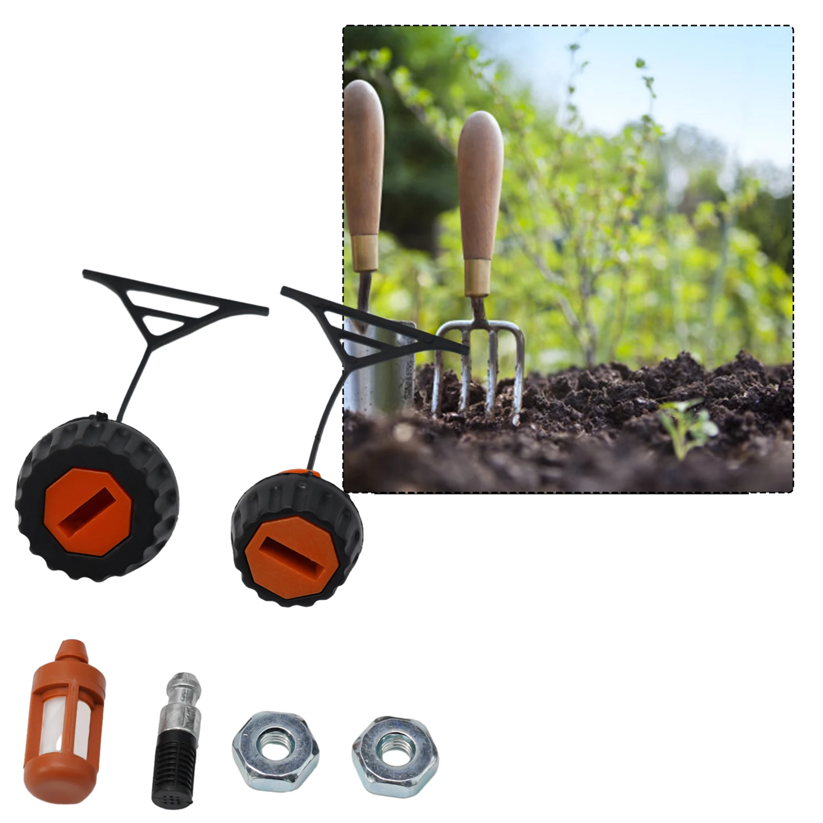 Brand New High Quality Accessories Chainsaw Parts Gas Cap Oil Cap Rubber +aluminum+plastic 0000 350 0510(Oil Cap)