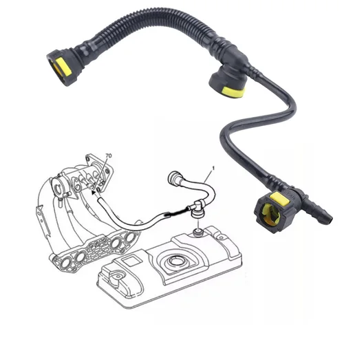 Imagen 1 del producto Conjunto de manguera de tubos de ventilación del cárter del motor para 106 306 206 OEM 1192Q5 1192R2 1192Q7 tubos de ventilación de cubierta basculante