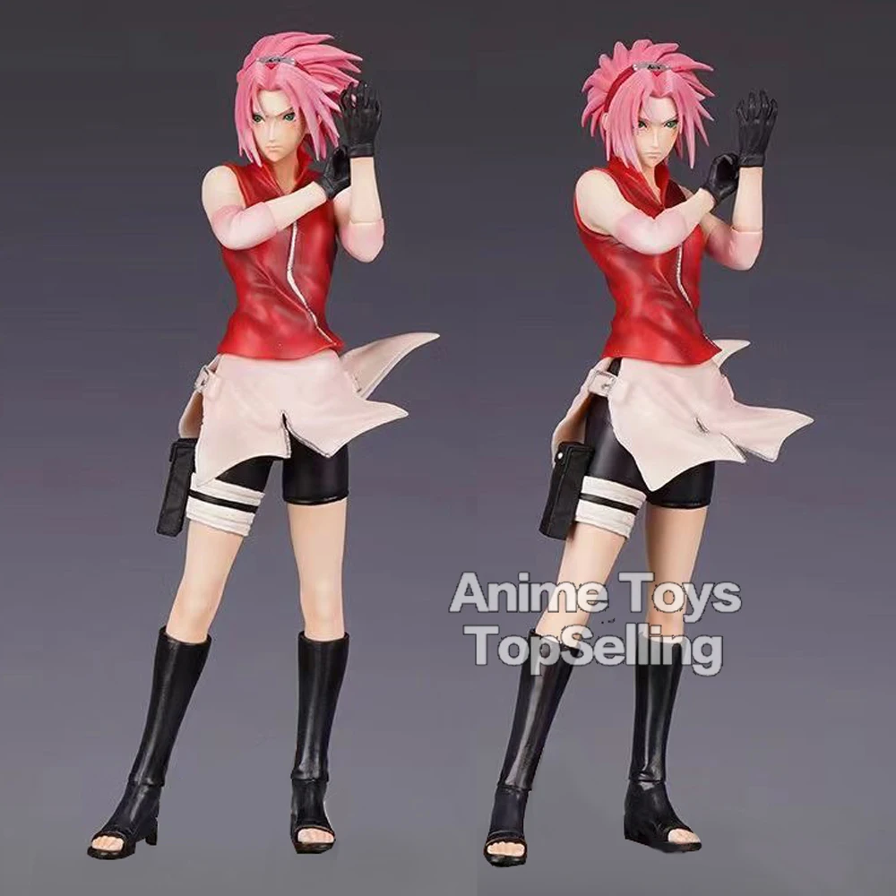 

27,5 см фигурка Наруто Харуно Сакура фигурка ПВХ статуя Хината модель Коллекционные игрушки подарки