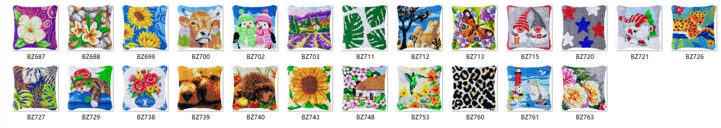 

Комплект крючков для защелки пчелы, ковер с печатью на холсте ZD694 ручная страна Xaoppakket, сделай сам, ковер, вышивка, ручная работа, цветы, топ