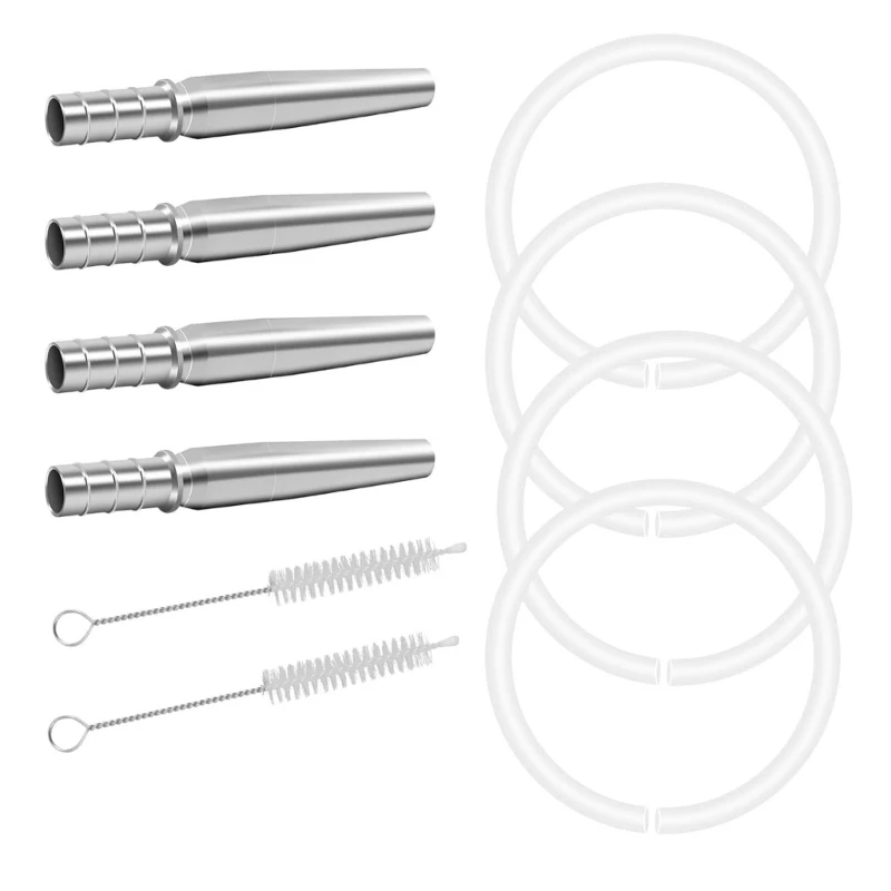 Efficient Maple Syrup Set With Stable Metal Nozzles And Cleaning Accessories