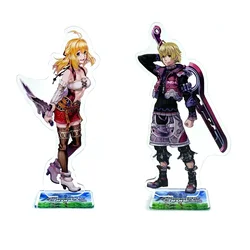 Xenoblade Chronicles main character Shulk and Fiora style acrylic standee figurines desk decoration cake topper