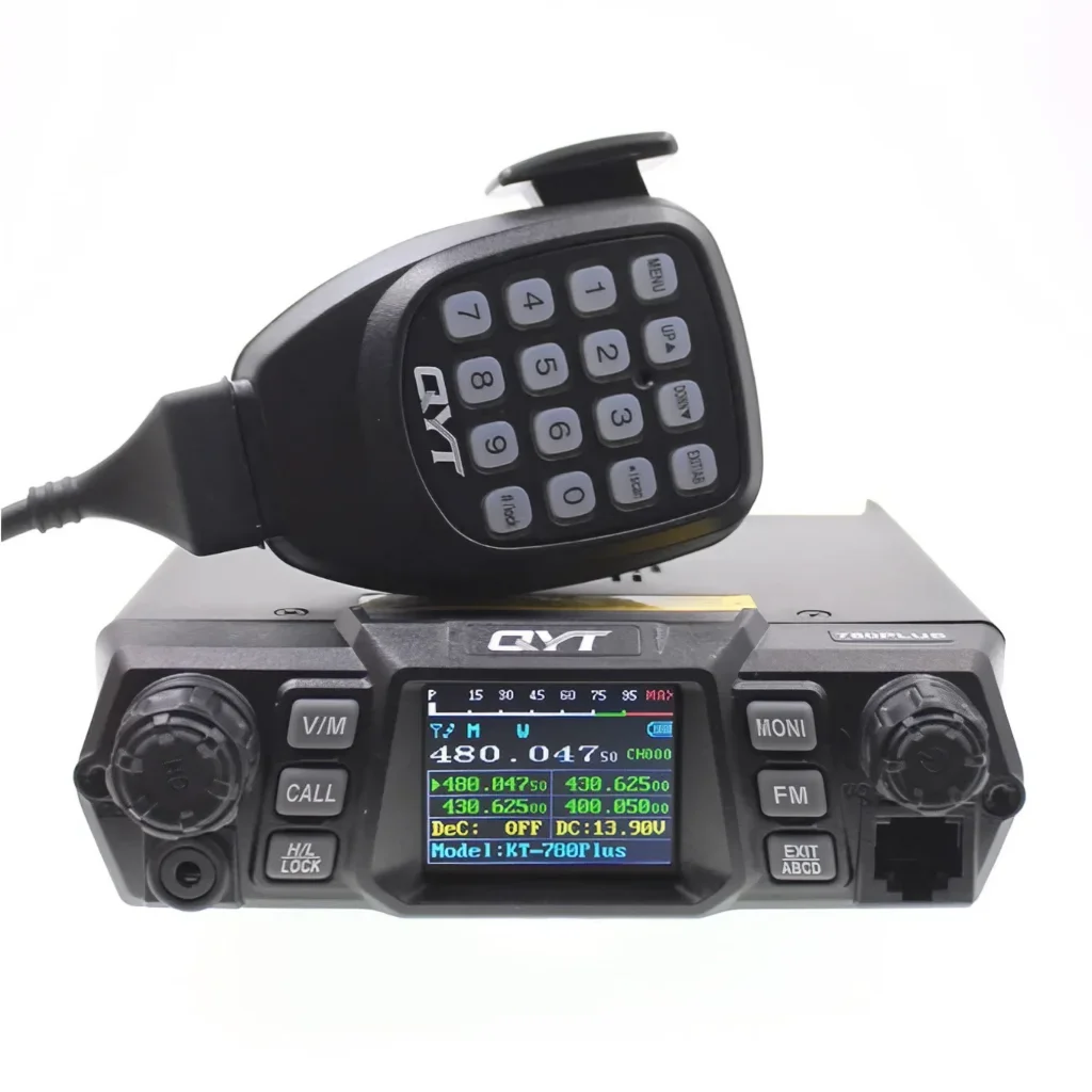 

QYT KT-780Plus Mobile Radio Base Single Band VHF Walkie Talkie 100W Car Radio Station KT-780 Plus 2 Way Radio Long Range