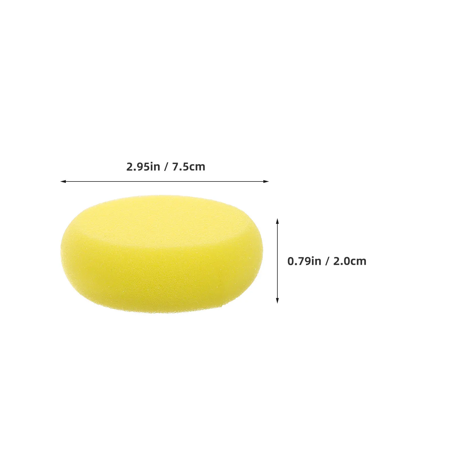 12Pcs Round Sponge Stamps Highly Absorbent Synthetic Foam for Watercolor Gouache Painting Art Crafts Stamping Texture Artist