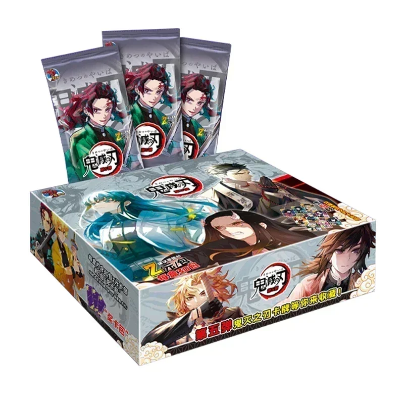 Demon Slayer Cards Infinite Train SSP Card Diamond Rare Card Tanjirou Kamado Nezuko Character Collection Card Kids Toy Xmas Gift