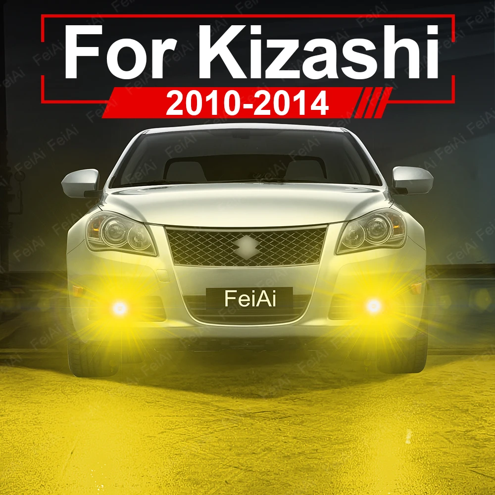 

Для Suzuki Kizashi противотуманные фары светодиодные передние противотуманные фары Kizashi 2010 2011 2012 2013 2014, аксессуары, двойной цвет, белый, желтый, янтарный