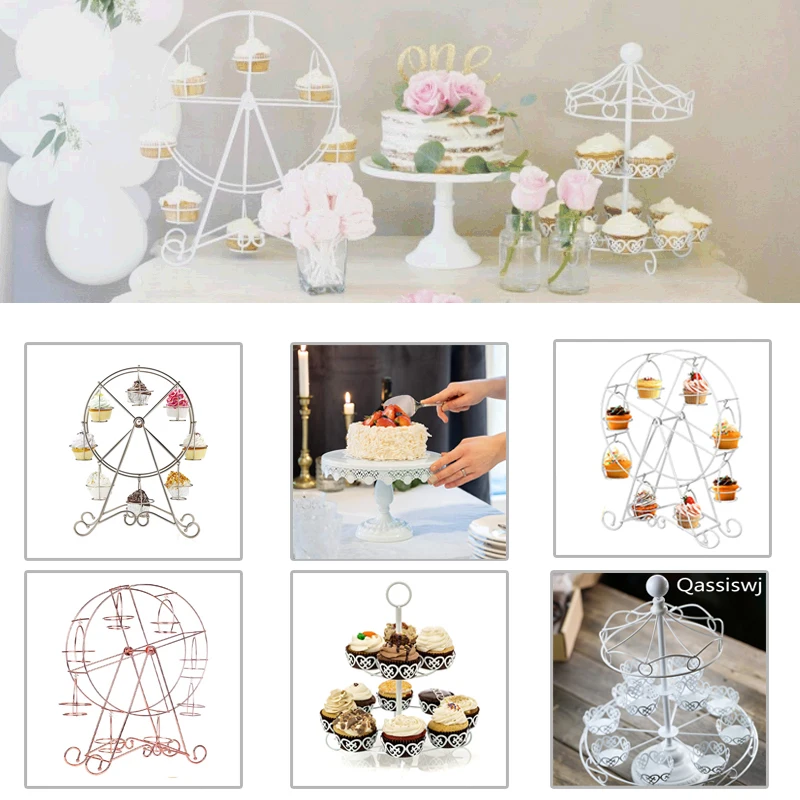 

Decorative display rack, tea break rack, tray, Ferris wheel cake rack