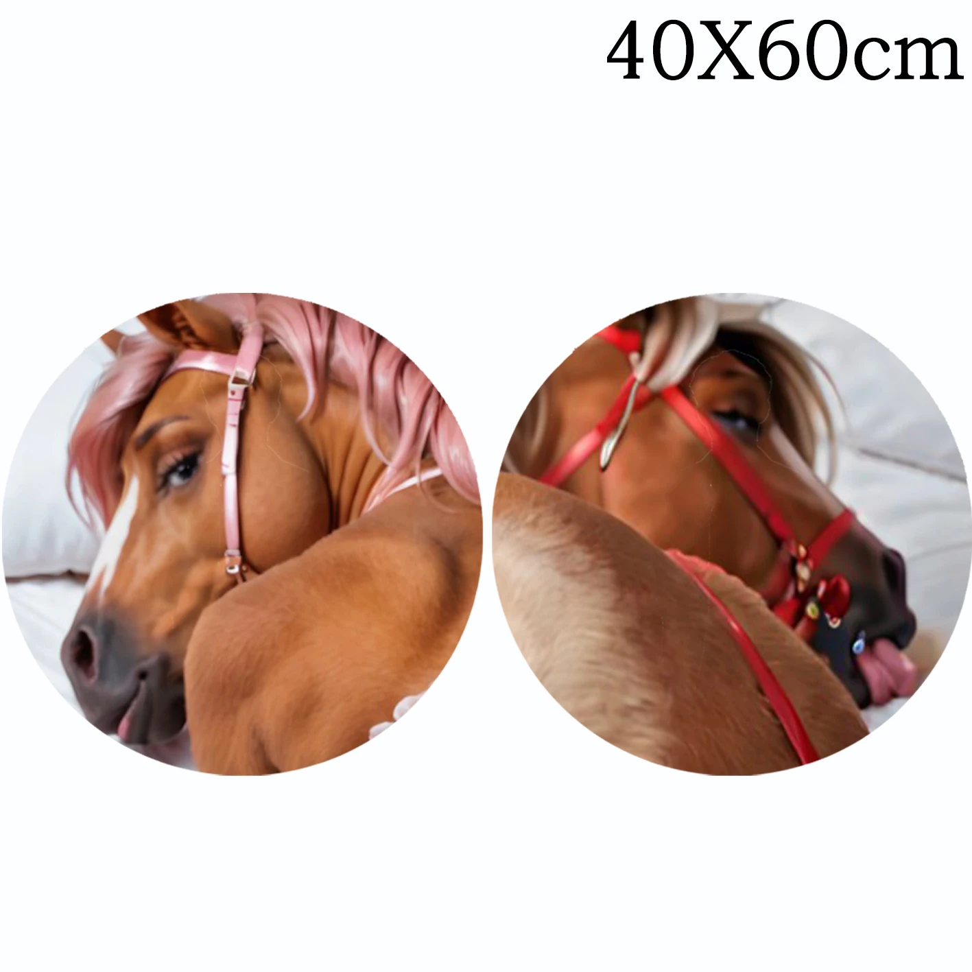 

Anime Pillow Horse Furry Dakimakura Nsfw Half body Cartoon Pillow Core Double Side Print