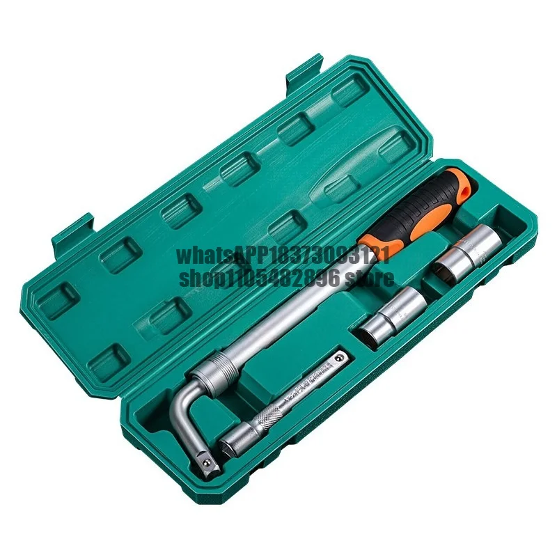 New telescopic self-locking tire wrench extended sleeve removal wrench maintenance tool