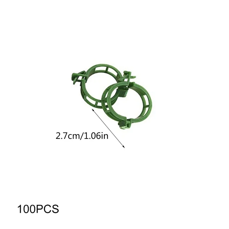 100/150/200/300/400/600Pcs Plant Support Clips Tomato Clip Vine Fixing Clips for Tomato Sweet Pepper