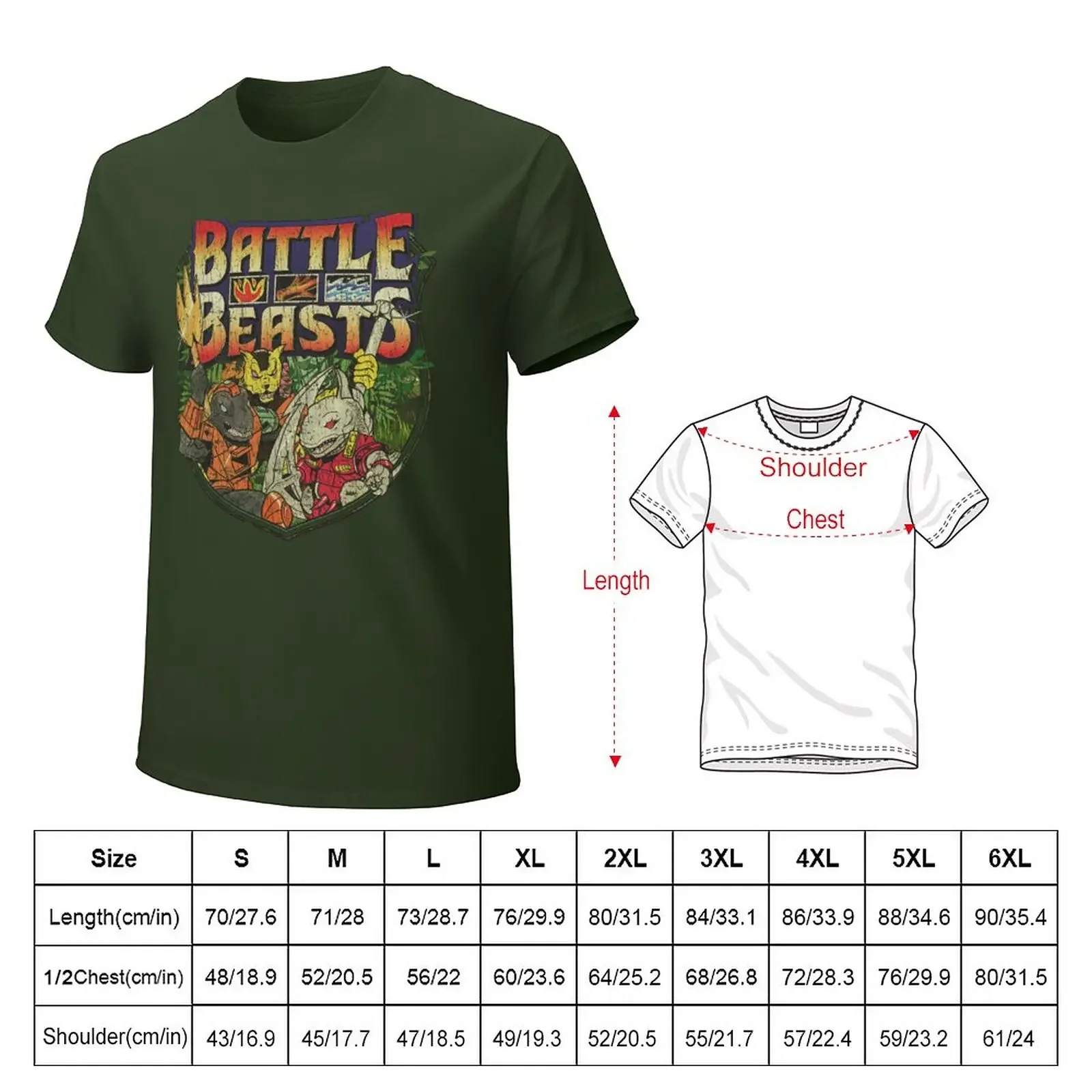 Battle Beasts 1986 T-Shirt Aesthetic clothing oversized oversized t shirts for men