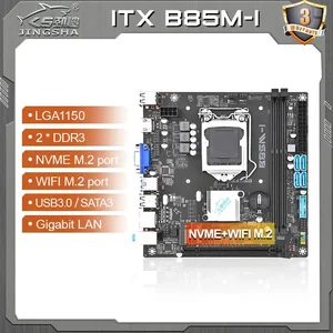 JINGSHA B85M-I Papan Utama itx Mini LGA 1150 Papan Utama PC Desktop Placa Mae Papan Utama LGA1150 B85 Papan Utama ITX LGA1150 DDR3 10 penjualan terbaik motherboard i5 4590 - №