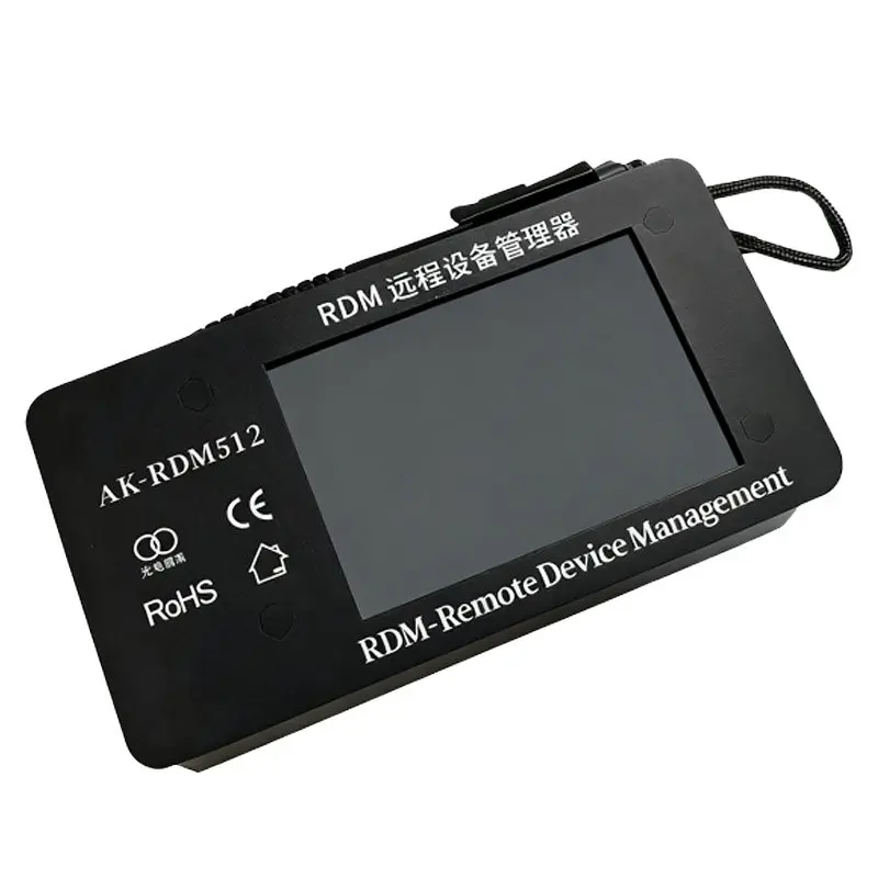 DMX512 RDM Remote Device Manager 4-Zoll-Touchscreen-Ein-Tasten-Bühnenlicht-Adressierer XLR RJ45 für Bar, Hochzeit, Konzert, Show – Detail 7
