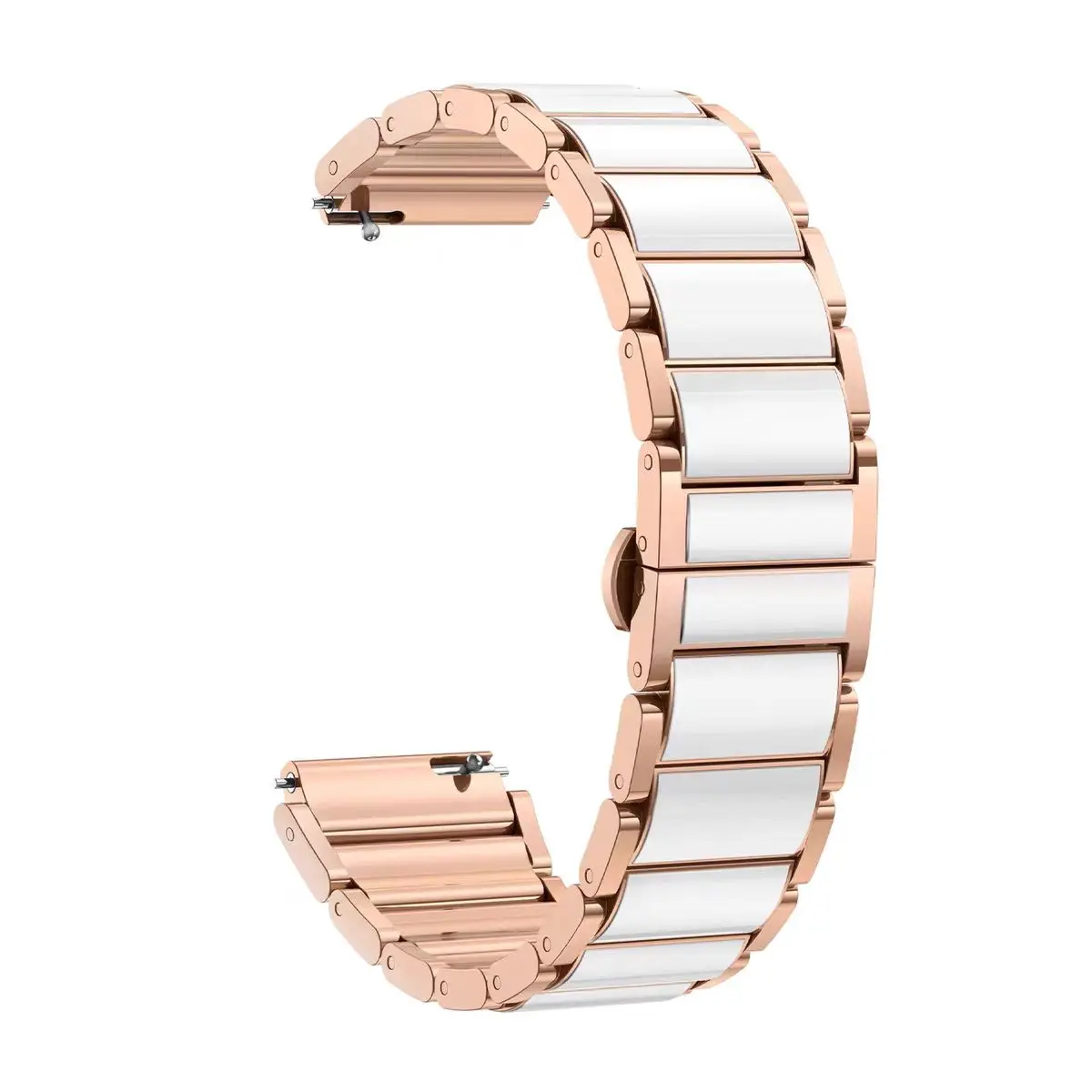 18mm Ceramic Bands for Huawei Watch GT5/GT4 41mm Metal Bracelet Adjustable Wristband for Huawei Watch GT5 Pro 42mm Fashion Strap