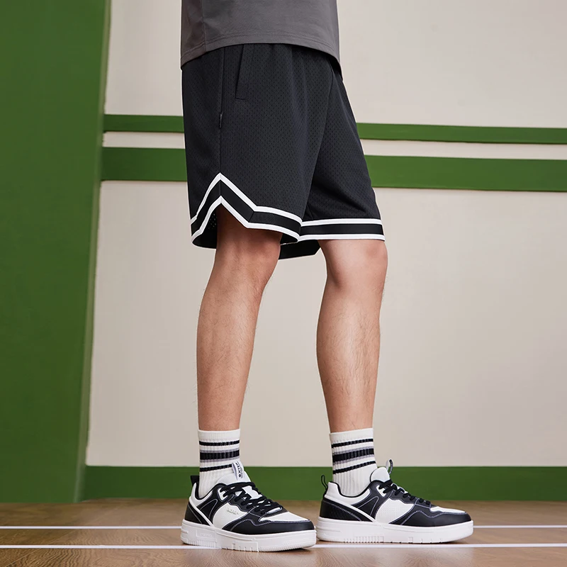 Xtep Knitting Shorts For Men  Summer Lightweight  Sweatpants Comfortable Quick-Drying Breathable  Bottoms 876229600008