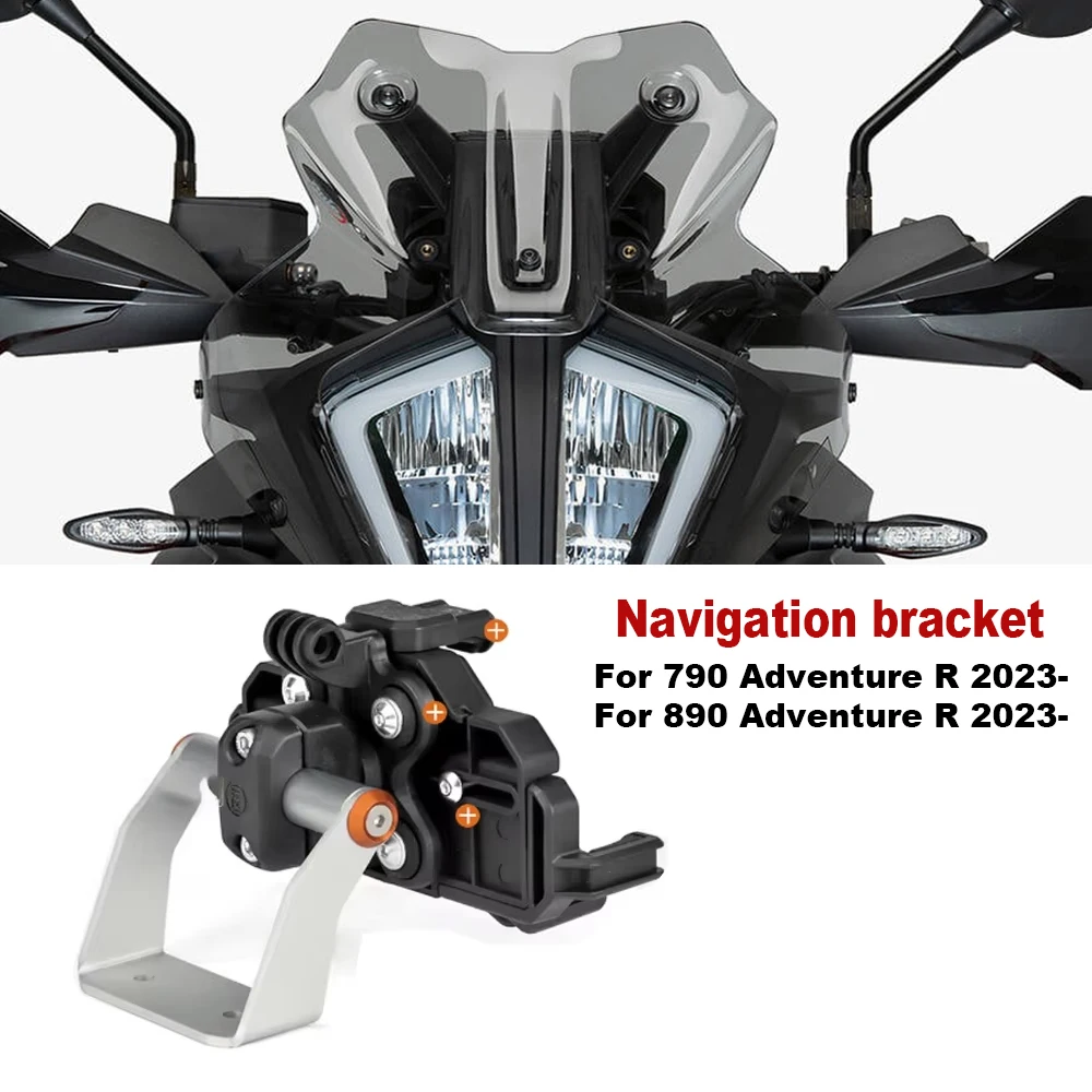 

﻿ Для 790 890 Adventure ADV R 2023 2024, аксессуары для мотоциклов, GPS-держатель для телефона, подставка, навигационная пластина, кронштейн, монтажный комплект