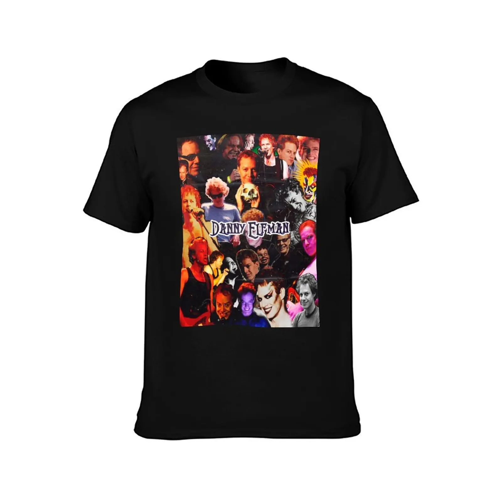 Danny Elfman Head Collage T-Shirt High Elasticity Sports T-Shirt