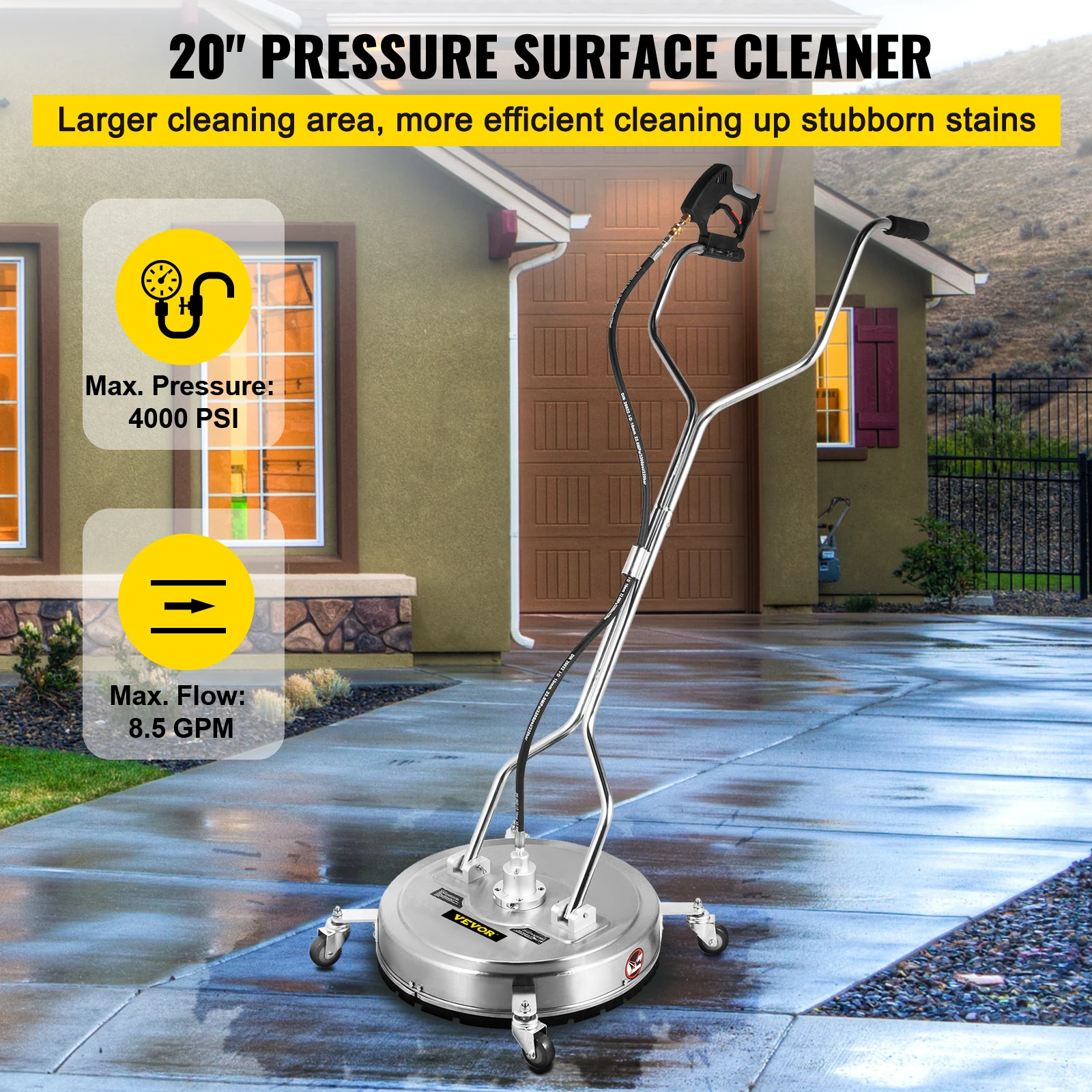 VEVOR Pressure Washer Surface Cleaner 20