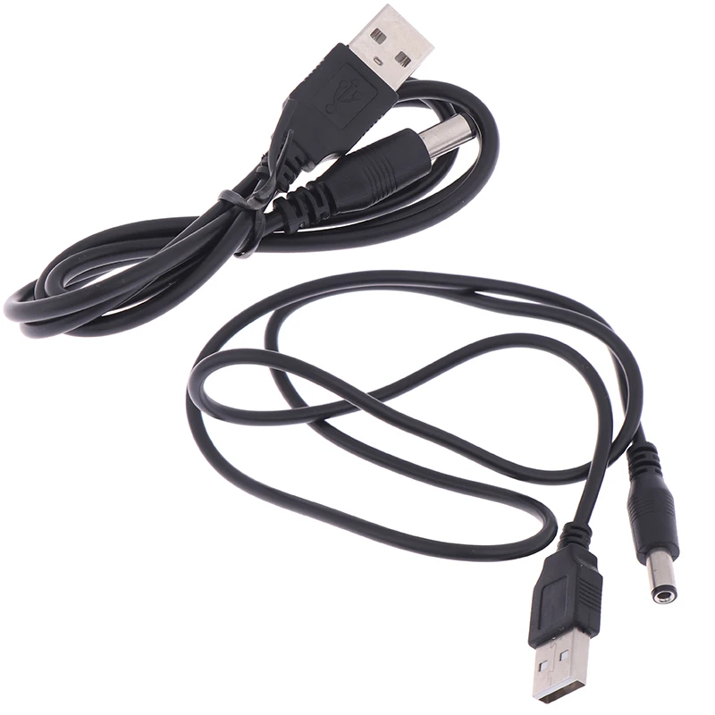 【G】1pcs USB Charger Power Cable To DC 5.5mm Plug Jack USB Power Cable For MP3/MP4 Player