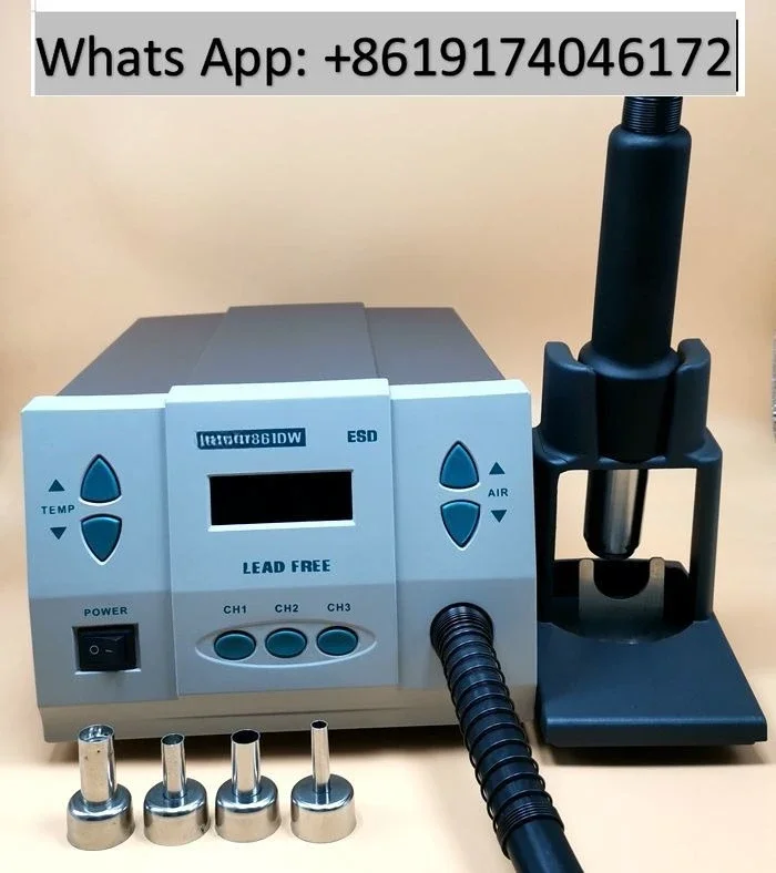 861DW heat gun, LCD display, sleep storage, cyclone direct air conversion