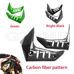 Carbon fiber pattern Motorcycle Radiator Cover Side Panel Fairing Cover Fit For Kawasaki Z750 2004 2005 2006 2007 04-07