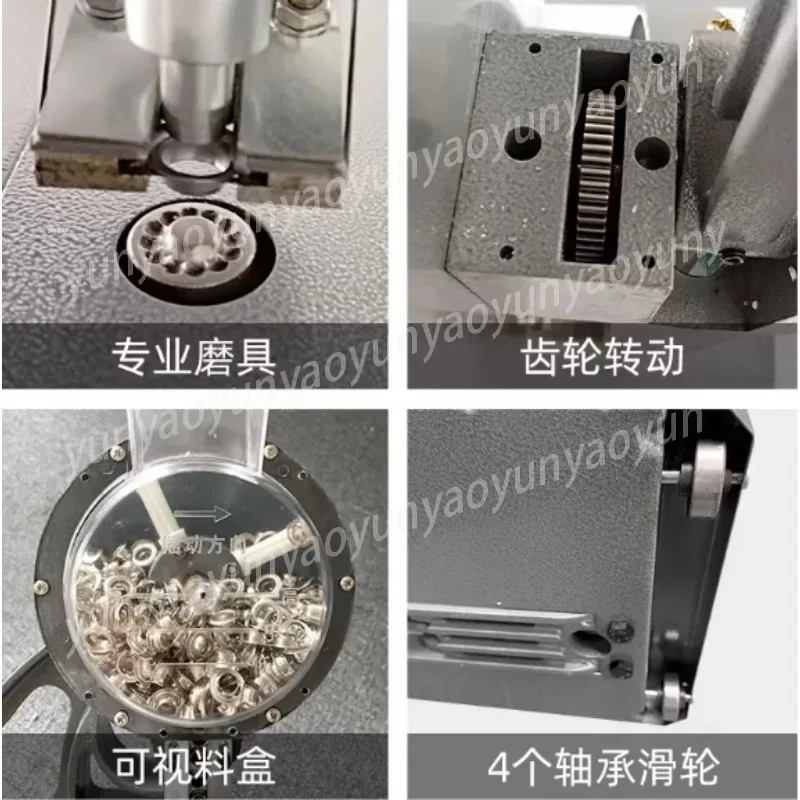 Semi-automatic Grommet Punching Machine Advertising Inkjet Banner Mesh Cloth Eyelet Press Puncher for Sign Fabric Hole Making
