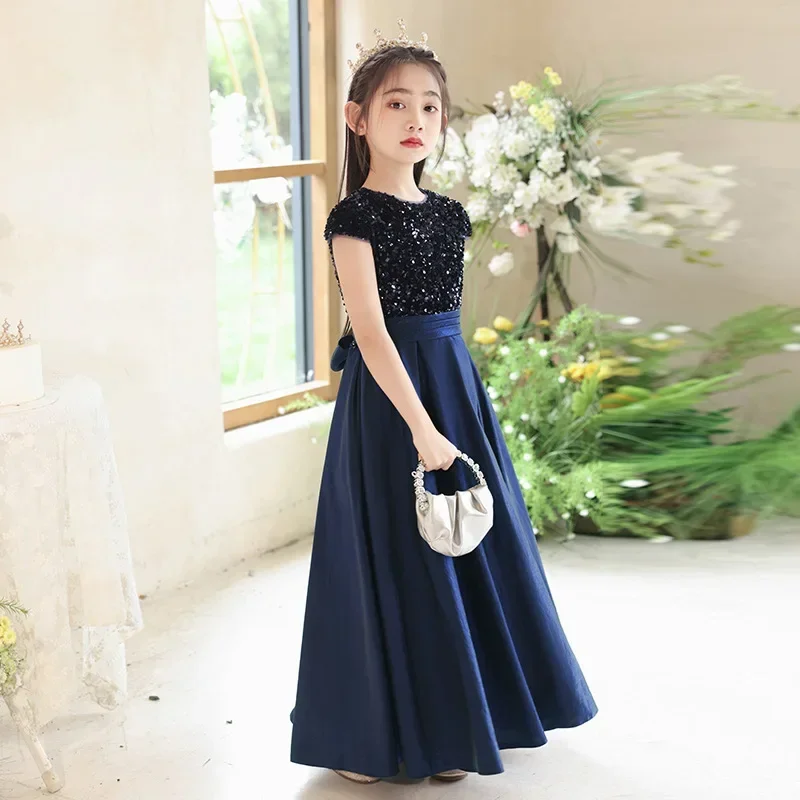 Elegant Dress for Girl Children's Party Dress Kid's Festa Junina Dresses for Girls From 12 to 14 Years Old Baby 8 Prom Luxury