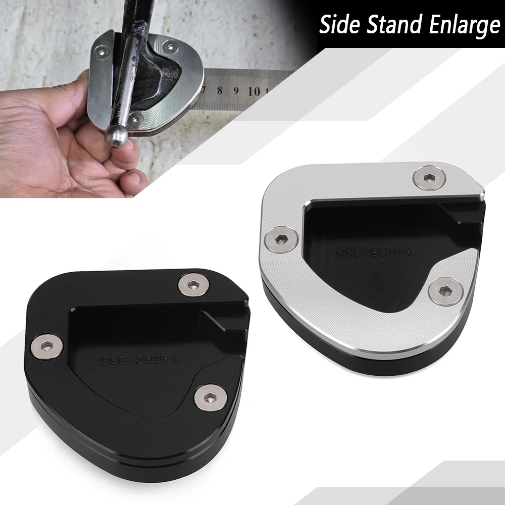 

Motorcycle Side Stand Extension Pad Kickstand Enlarger Plate For Suzuki GSX650F GSX 650F 2008 2009 2010 2011 2012 GSX650 F