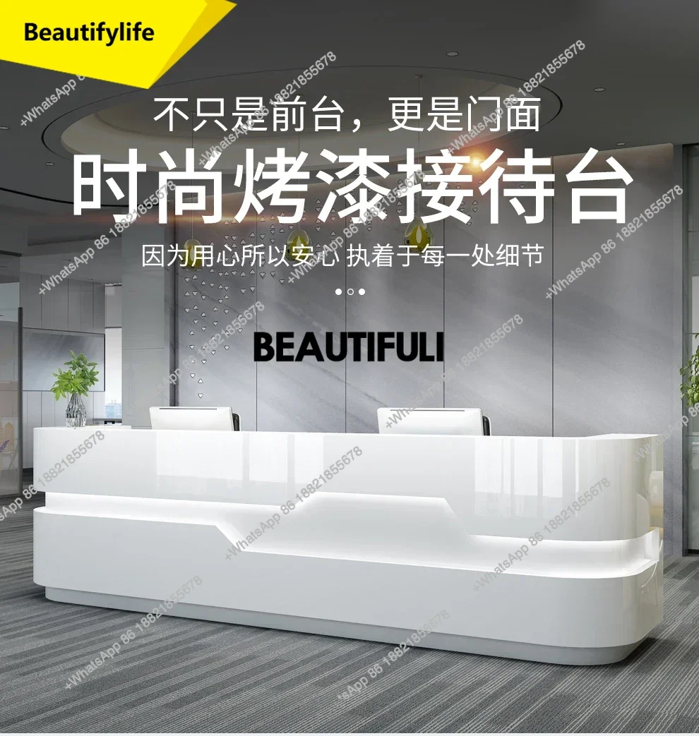 

A15 Роскошный гламурный крутой минималистичный простой стойка регистрации Эстетическая барная стойка Прохладная длинная современная барная стойка Коммерческая мебель