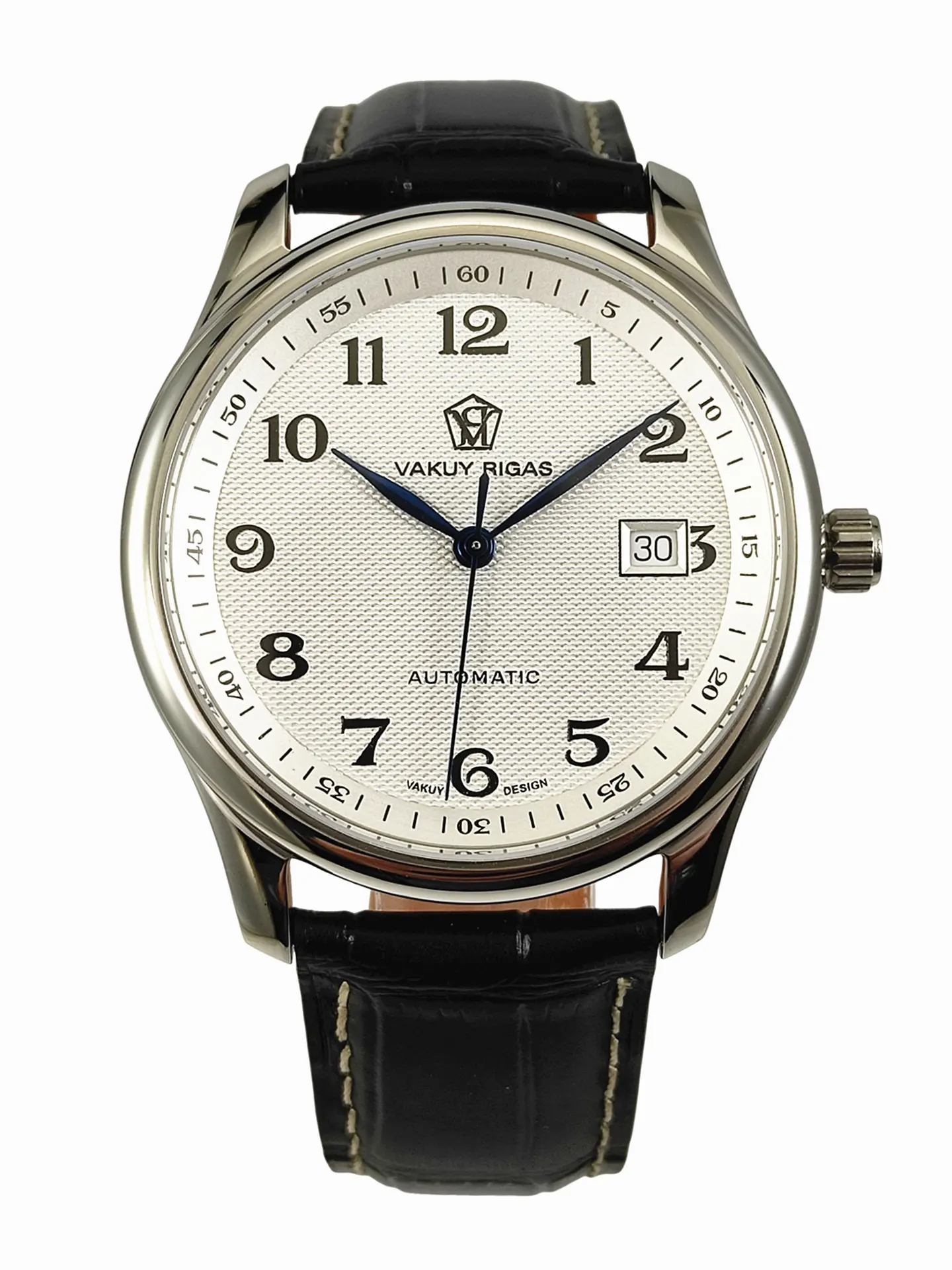 Vakuy Automatic Mechanical Watch, Legend Business Series, Seagull ST2130 Movement, Men’s Calendar Watch with Blued Steel Hands,
