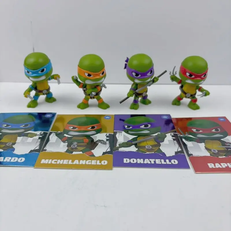 Figura de acción original de las Tortugas Mutantes Adolescentes 2023, edición limitada de San Diego Comic Con, mini figura coleccionable de 6 cm, juguete para niño