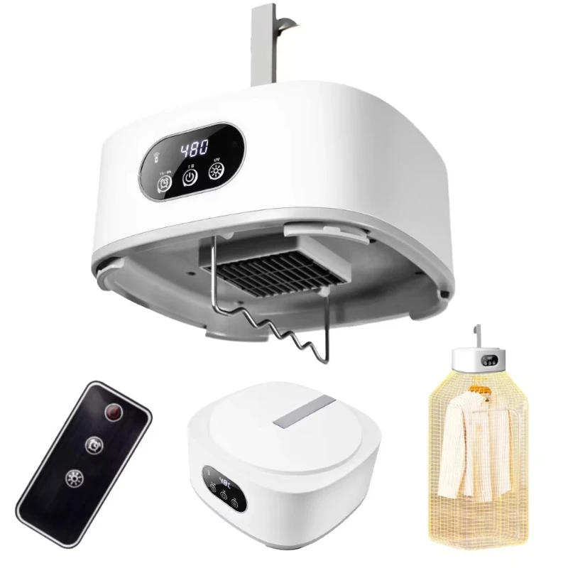 

Portable 600W Mini Electric Dryer Foldable Travel Home Energy Saving Semi-automatic Hotel Outdoor Compact Dryer